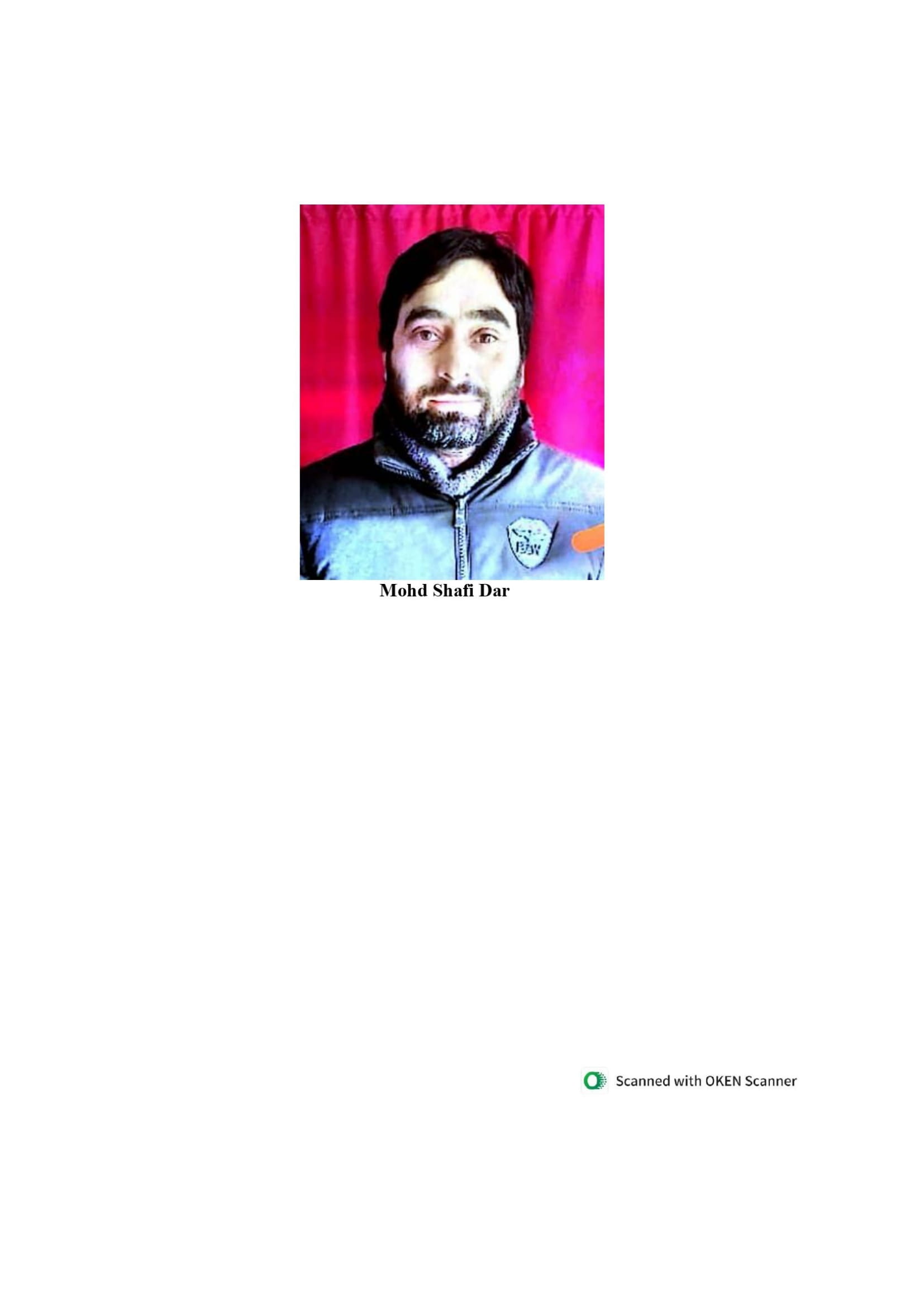 Mohd Shafi Dar